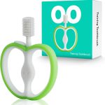 LoveNoobs Training Baby Toothbrush, 360° Teething Toothbrush for Toddlers, Baby Beginner Training Toothbrush, Silicone Toothbrush Toddler, Safe Baby First Toothbrush, Teethers for Babies,Teething Toys